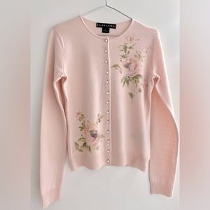 Ralph Lauren Cashmere Crew Neck Cardigan